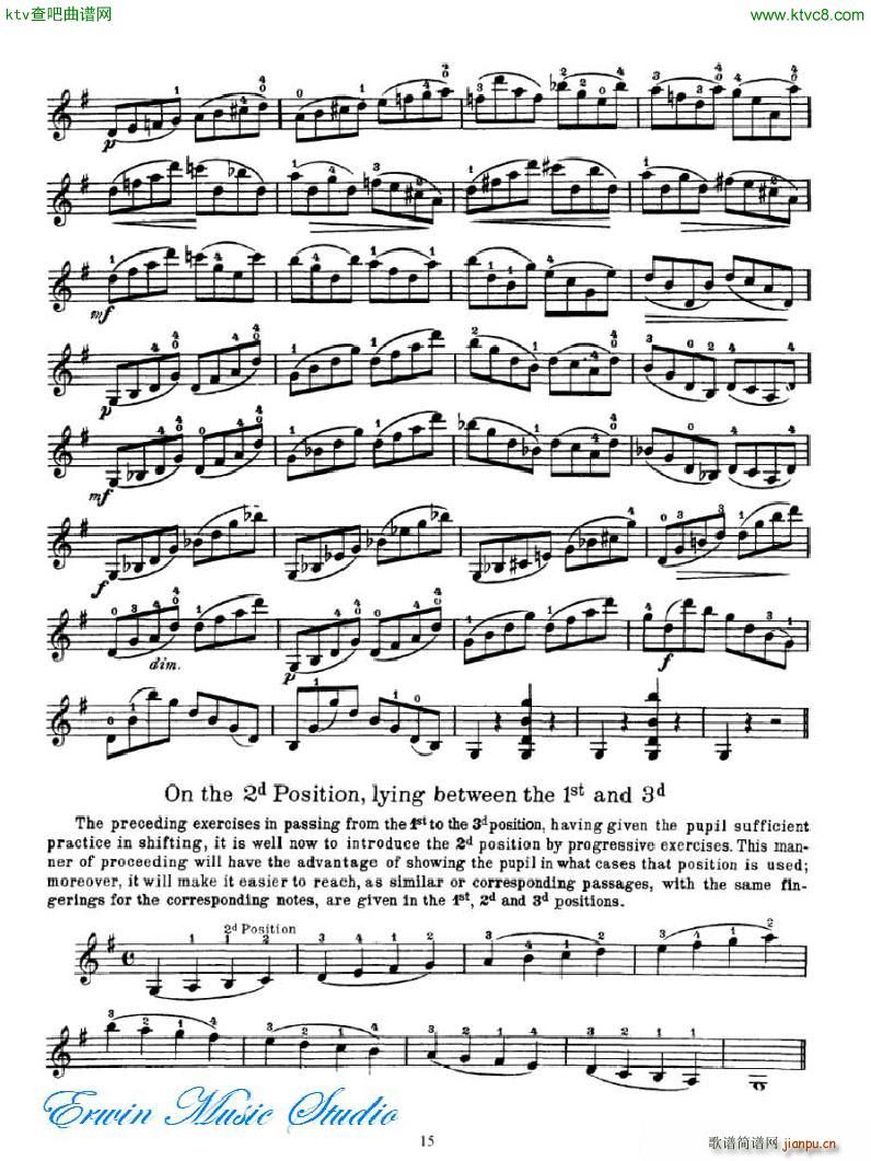 拉奥诺克斯 实用小提琴练习方法 第二部份15 28(小提琴谱)1