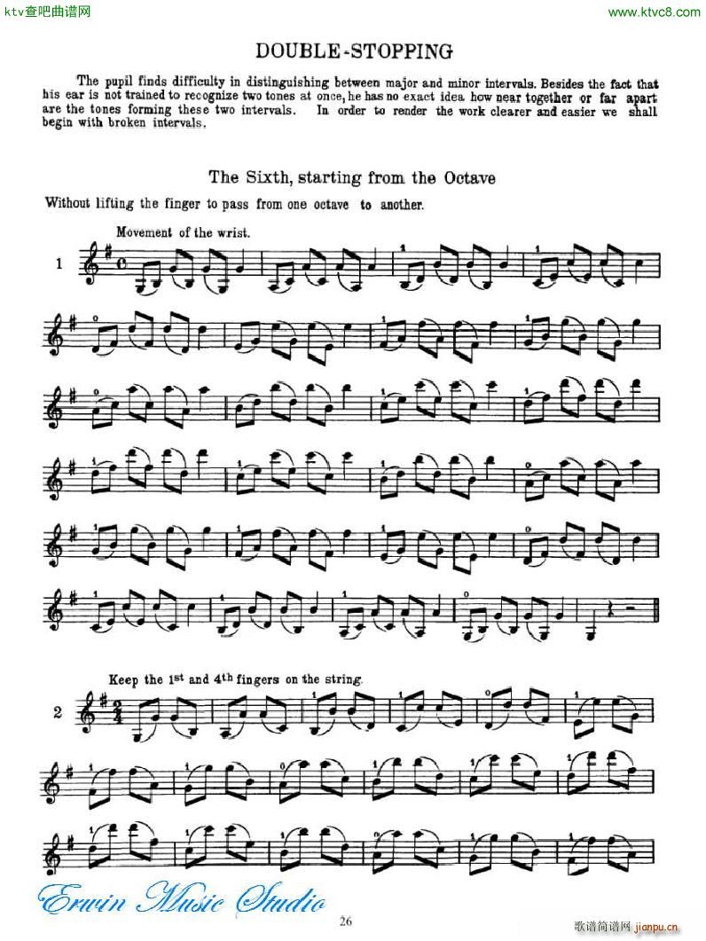 拉奥诺克斯 实用小提琴练习方法 第二部份15 28(小提琴谱)12