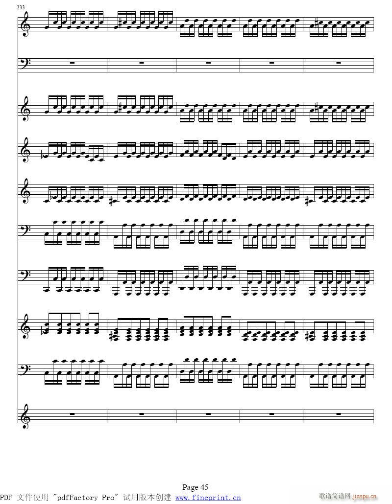 四季?夏??小提琴协奏曲41-48-提琴(小提琴谱)5