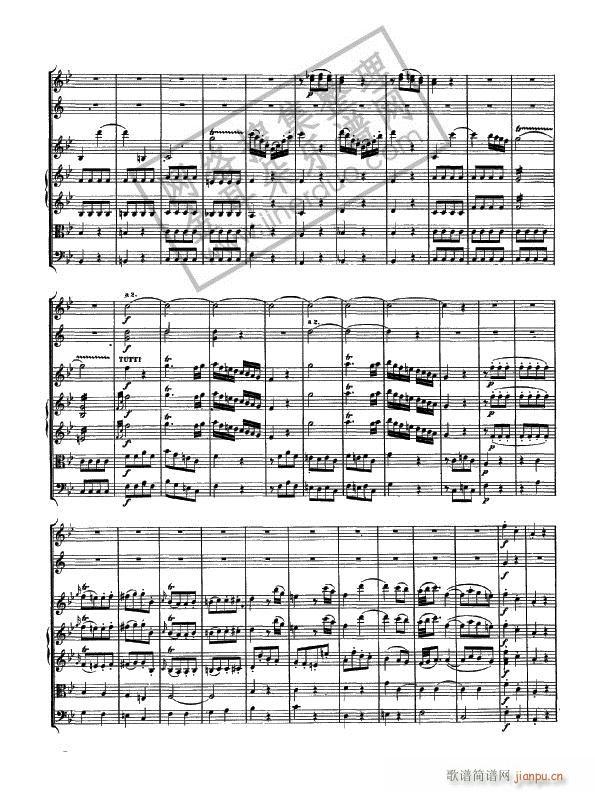 莫扎特降B调20-26-小提琴(小提琴谱)1