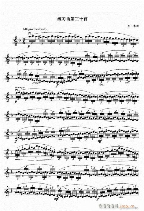 小提琴中级综合教程81-120(小提琴谱)5