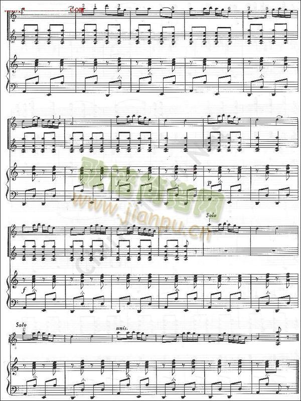 手风琴伴奏谱(小提琴谱)6