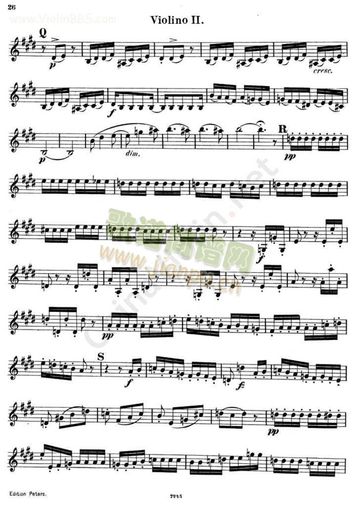 四重奏QUARTETTO(小提琴谱)7