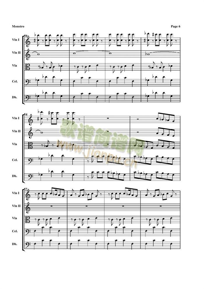 Monstrous(小提琴谱)6
