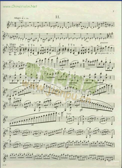 苏格兰幻想曲(小提琴谱)3