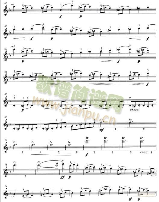 第四协奏曲(小提琴谱)8