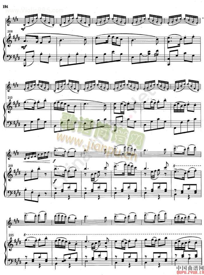 梁山泊与祝英台小提琴协奏曲(其他乐谱)1