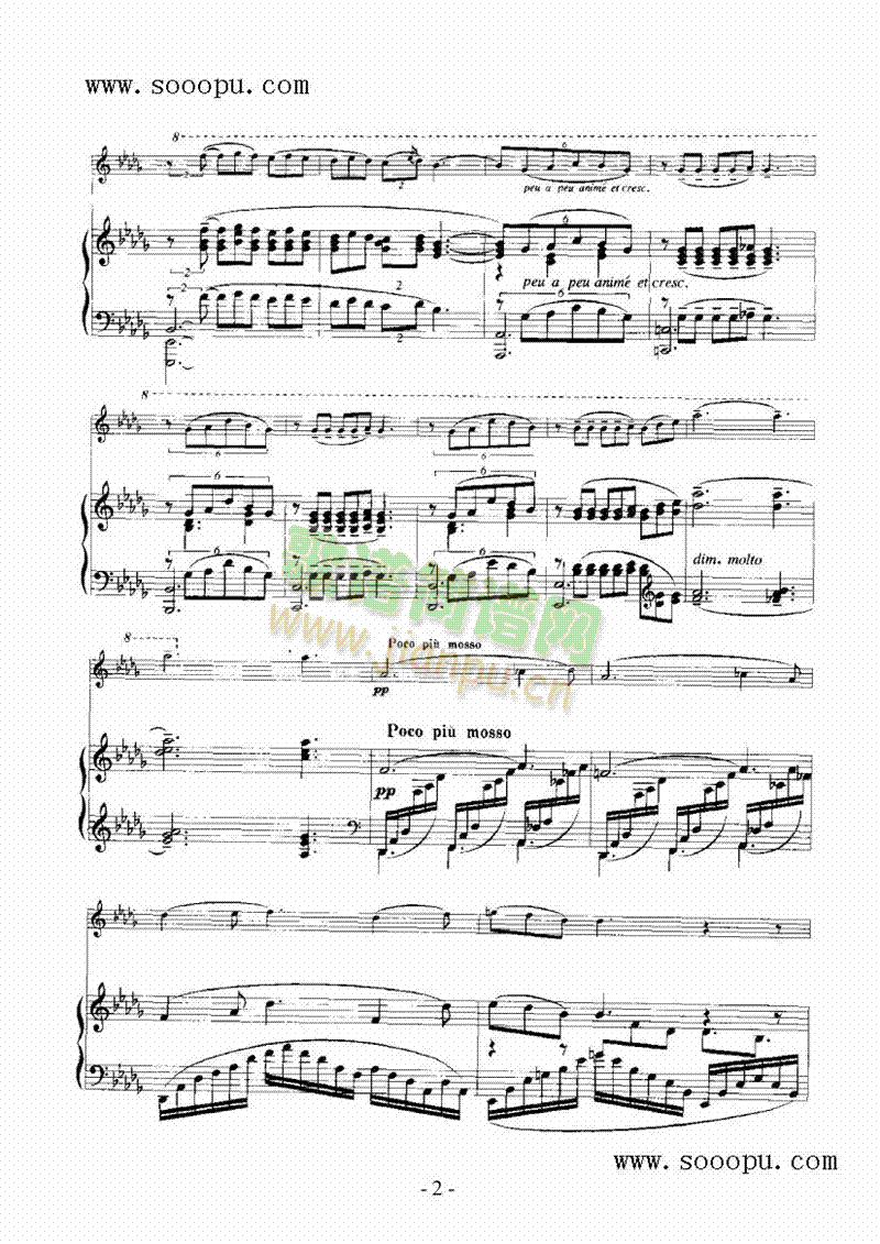 月光—弦乐类小提琴(其他乐谱)3