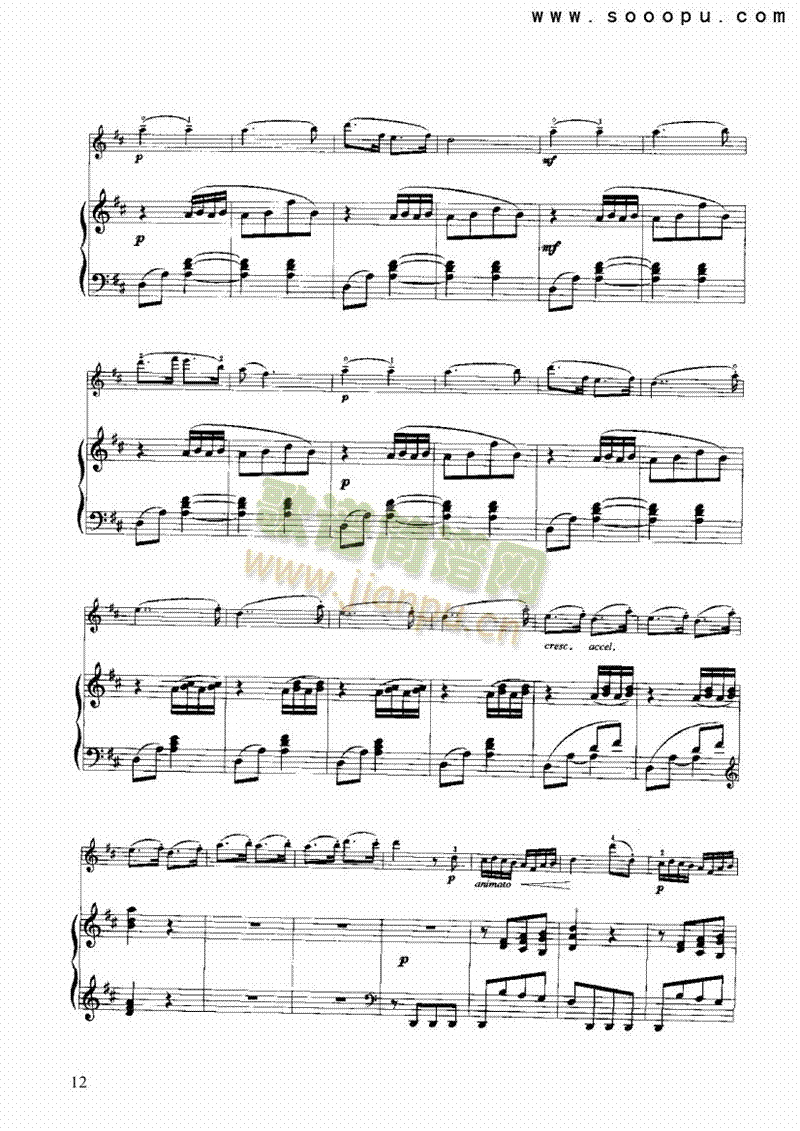 回旋曲弦乐类小提琴(其他乐谱)12