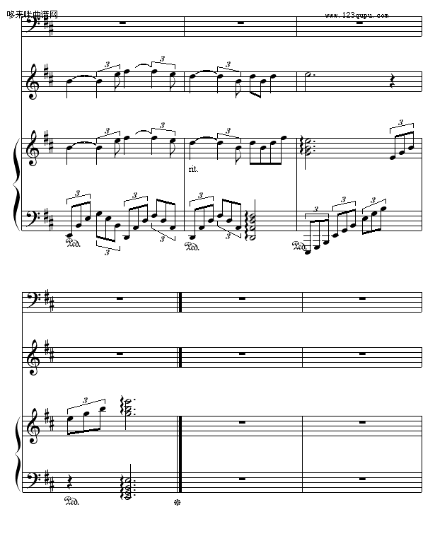 秋夜随想曲--Alexboy(钢琴谱)8