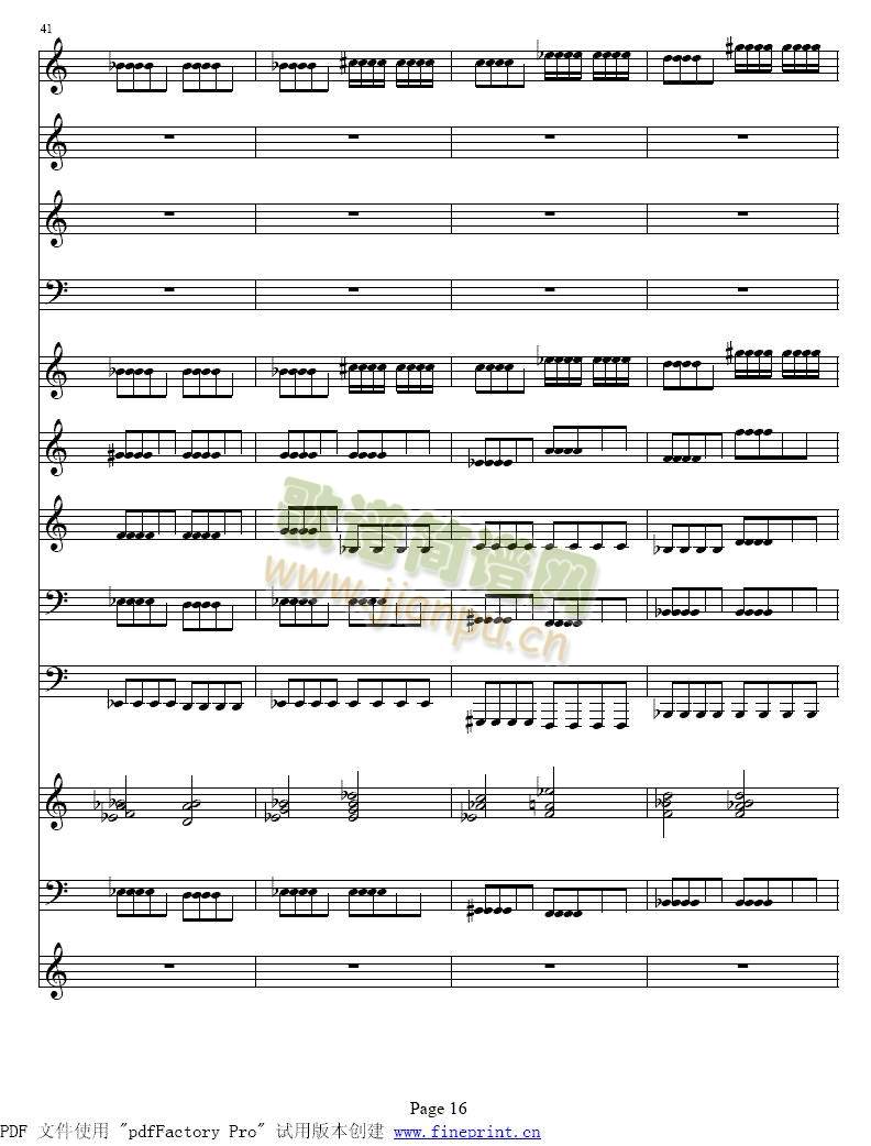 维瓦尔蒂四季 冬小提琴协奏曲9-16(其他)8