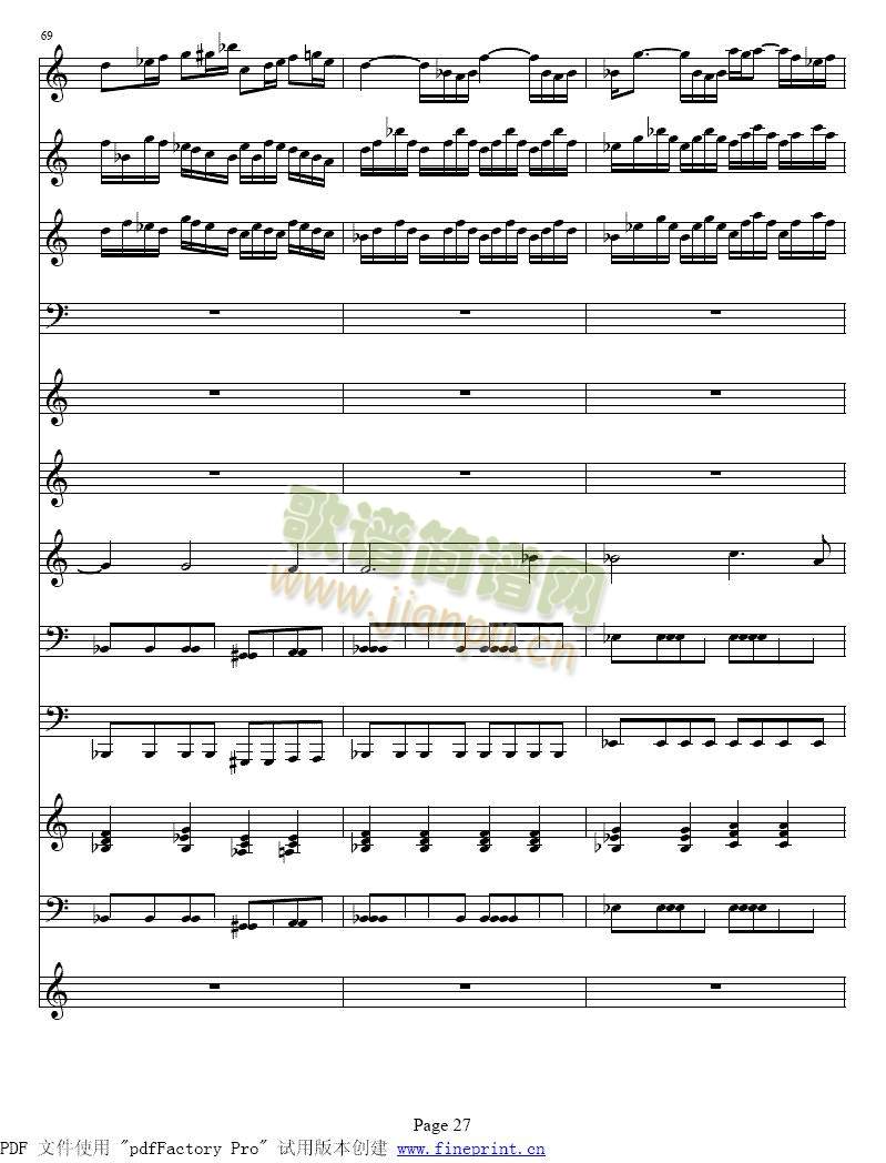 维瓦尔蒂四季 冬小提琴协奏曲25-32(其他)3