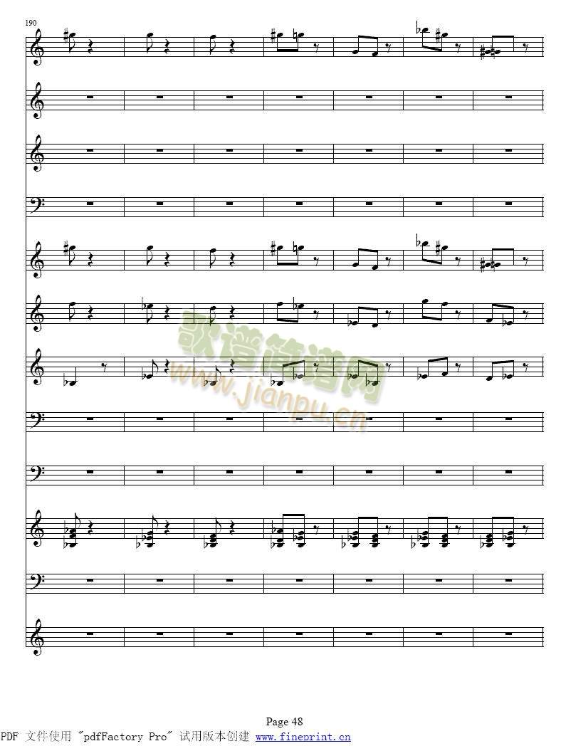 维瓦尔蒂四季 冬小提琴协奏曲41-48(其他)8