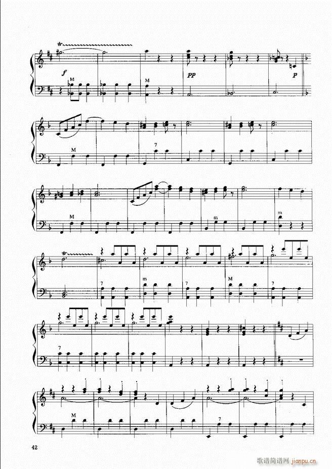 手风琴晋级教程 下册 目录前言1 60(手风琴谱)45