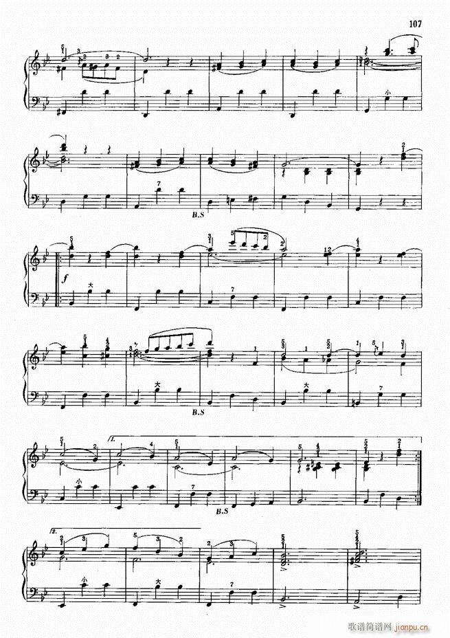 手风琴中外名曲72首101 190(手风琴谱)7