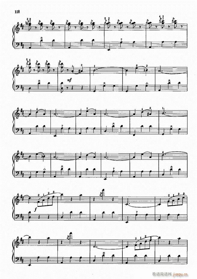 手风琴中外名曲72首101 190(手风琴谱)18