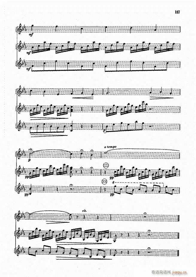 手风琴中外名曲72首101 190(手风琴谱)87