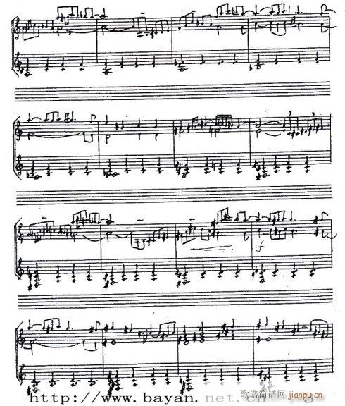 夜曲-手风琴(手风琴谱)3