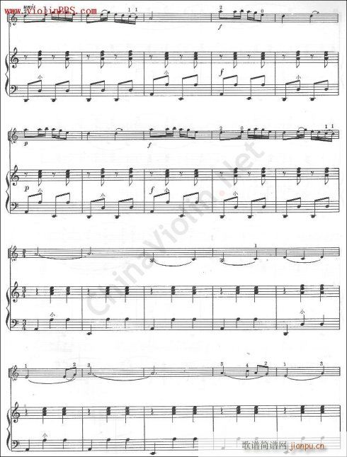 四季调-手风琴(手风琴谱)3