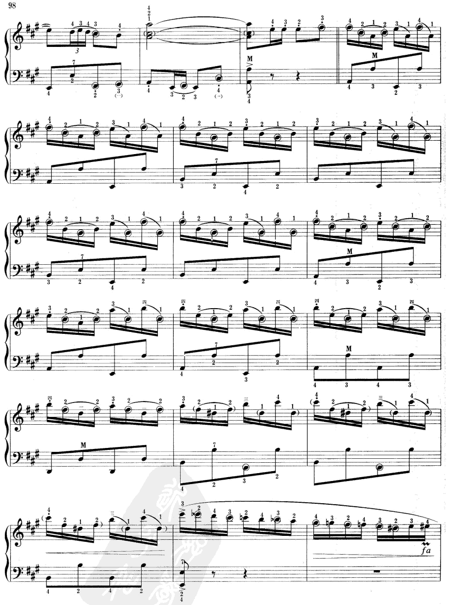 快乐的西班牙骑士(手风琴谱)6