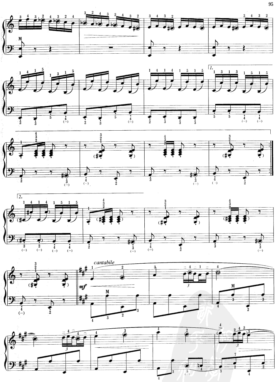 快乐的西班牙骑士(手风琴谱)3