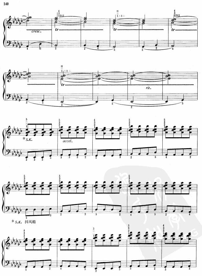 夕阳萧鼓(手风琴谱)6