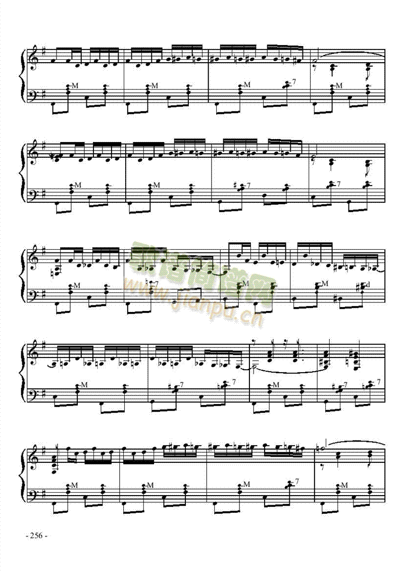 九级乐曲键盘类手风琴(其他乐谱)8