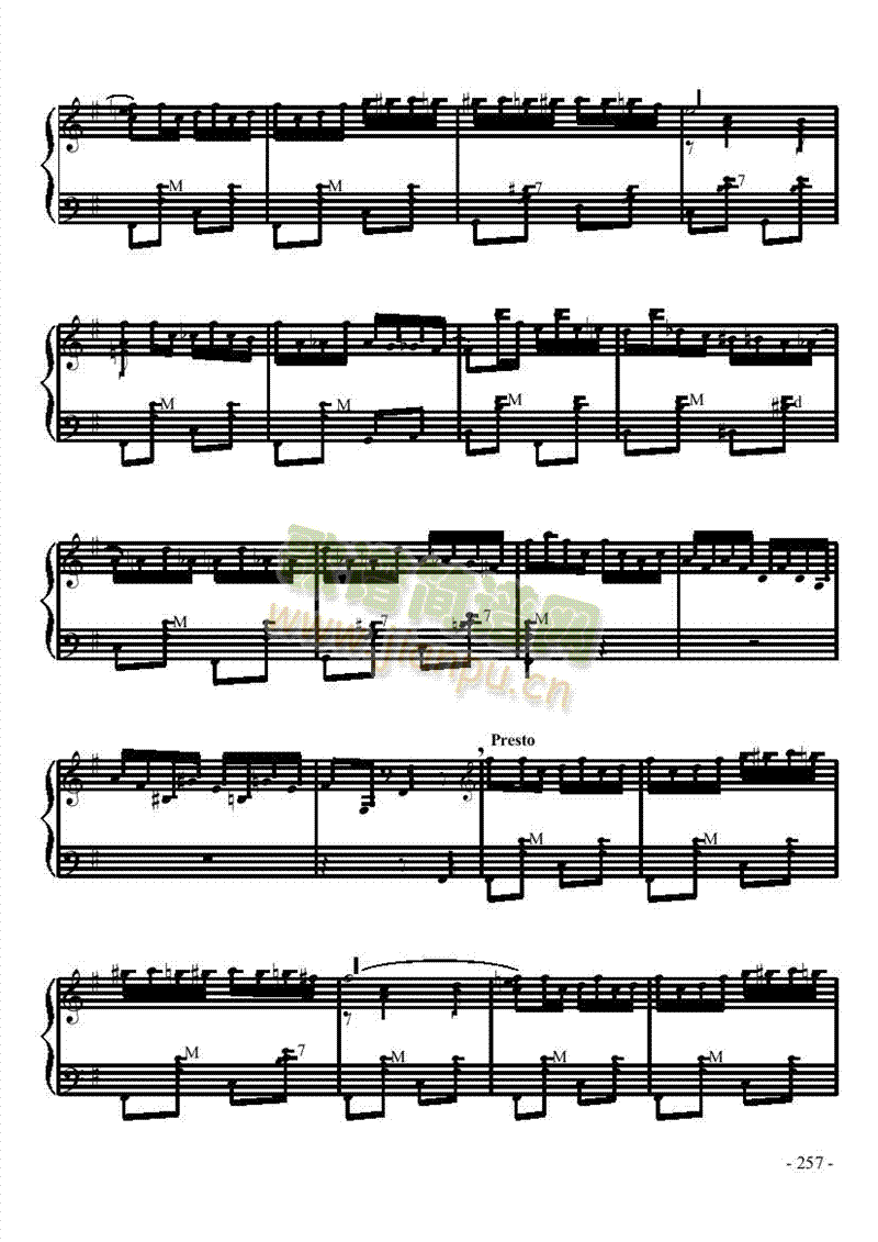 九级乐曲键盘类手风琴(其他乐谱)9