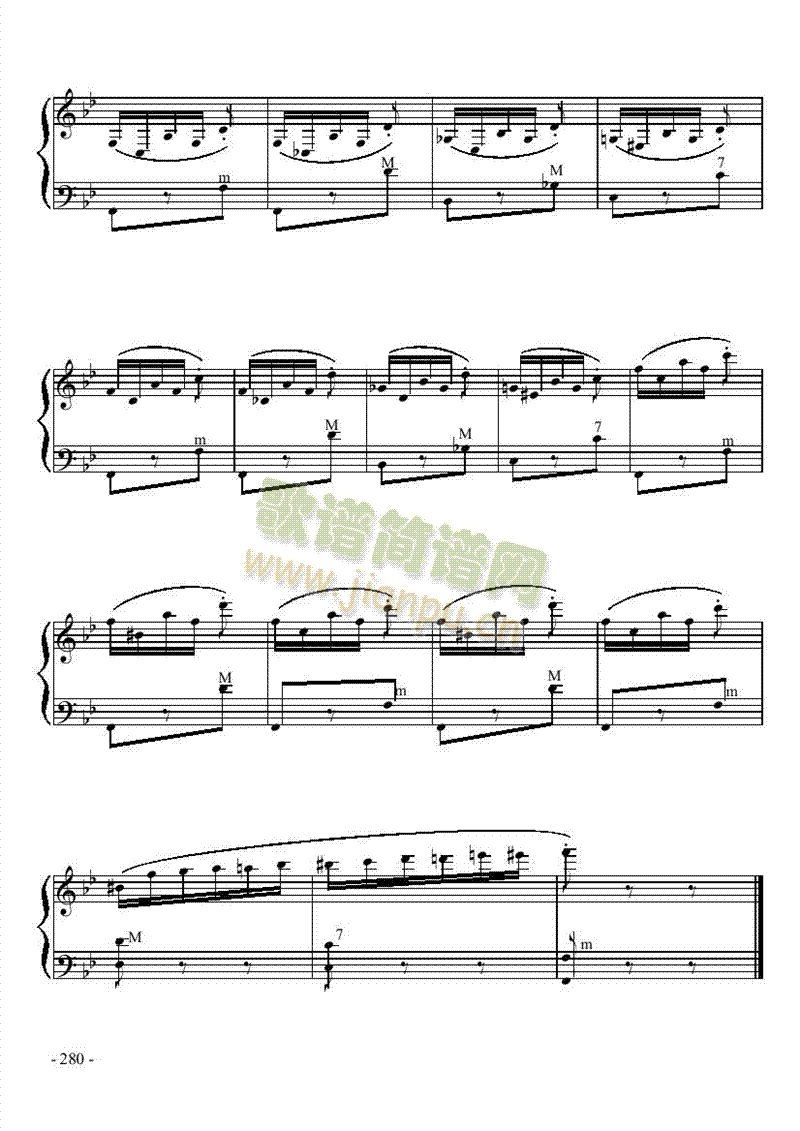 十级乐曲键盘类手风琴(其他乐谱)9