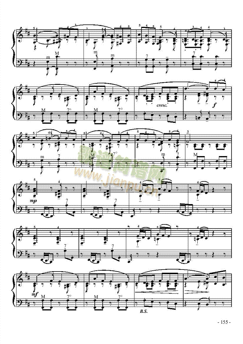 七级乐曲键盘类手风琴(其他乐谱)3