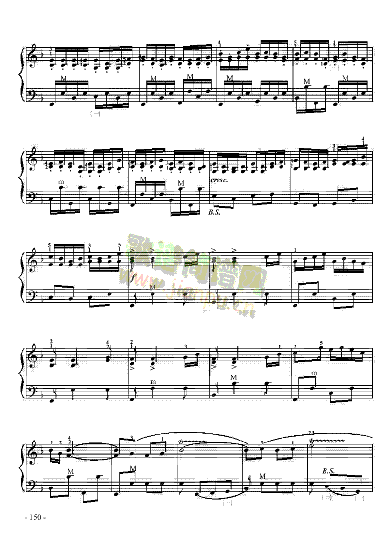 七级乐曲键盘类手风琴(其他乐谱)5