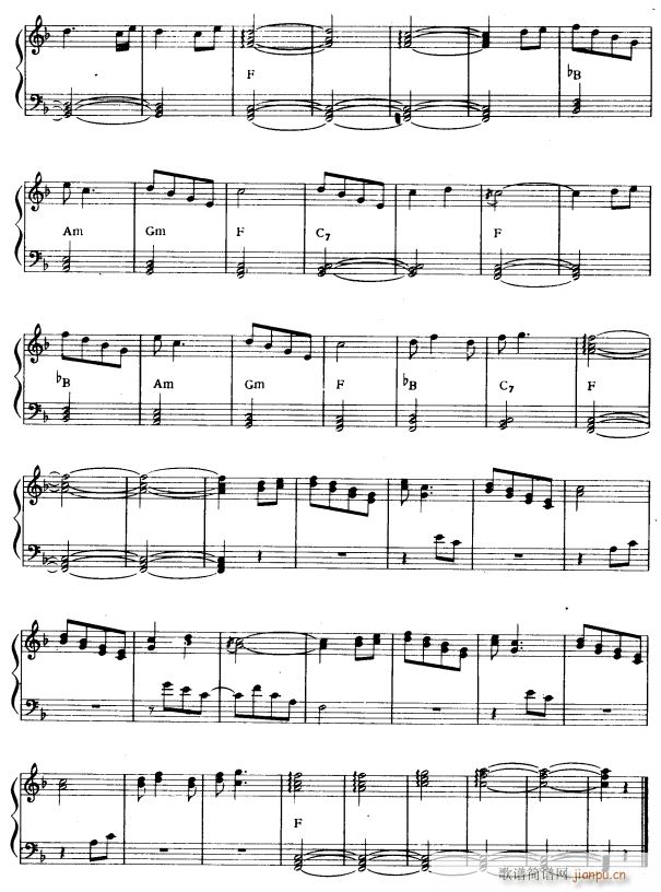 曼陀林小夜曲4(电子琴谱)1