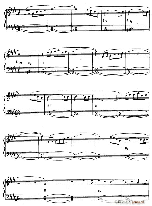 莱哈尔小夜曲2(电子琴谱)1