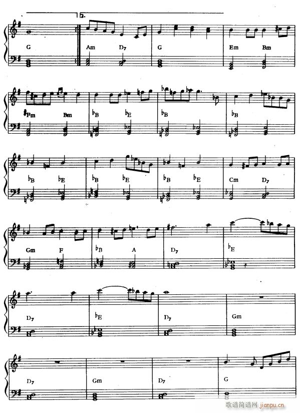 学生王子小夜曲2(电子琴谱)1