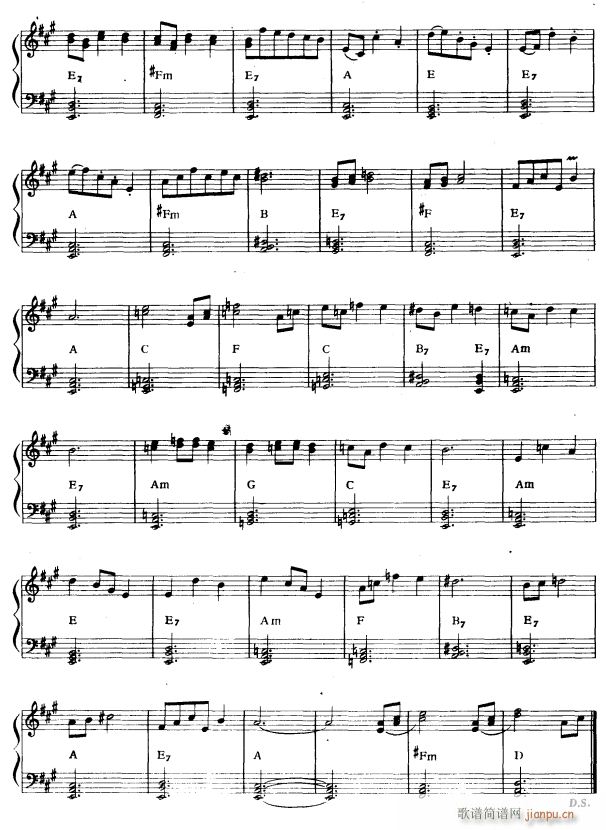 徒然的小夜曲2(电子琴谱)1