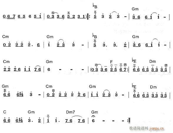 小芳2(电子琴谱)1