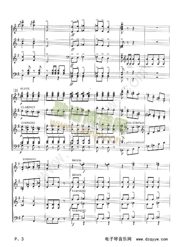 闲聊波尔卡(四重奏)(电子琴谱)3