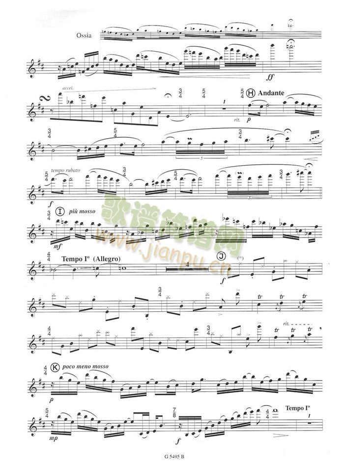 须川展也的毛绒鸟奏鸣曲一(萨克斯谱)3