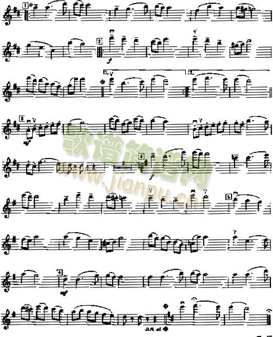 桑塔路琪亚(萨克斯谱)1