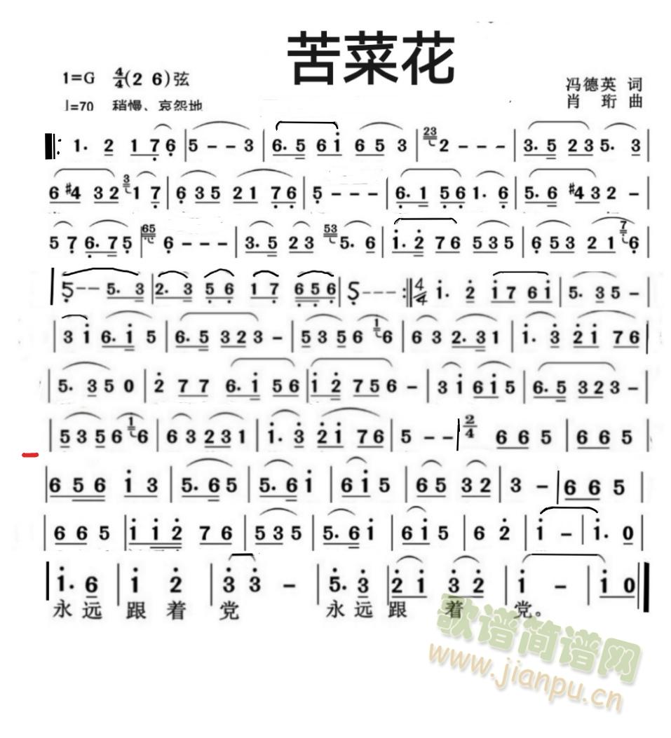 苦菜花.(笛箫谱)1