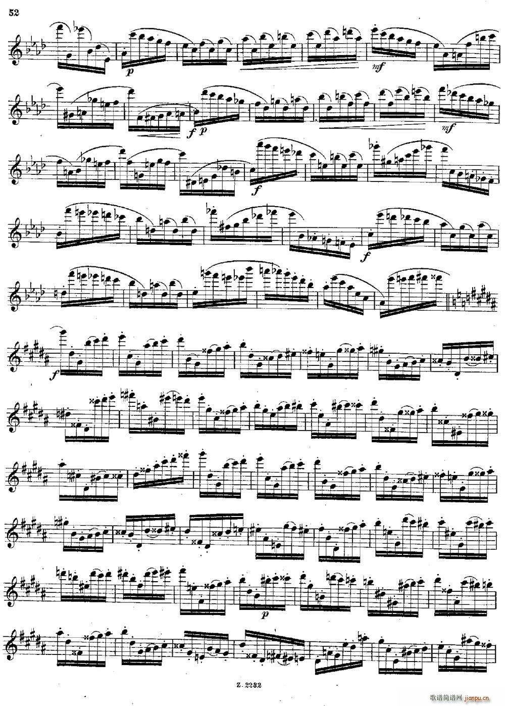 Schule der Virtuosit?t Op 60 12 长笛(笛箫谱)3