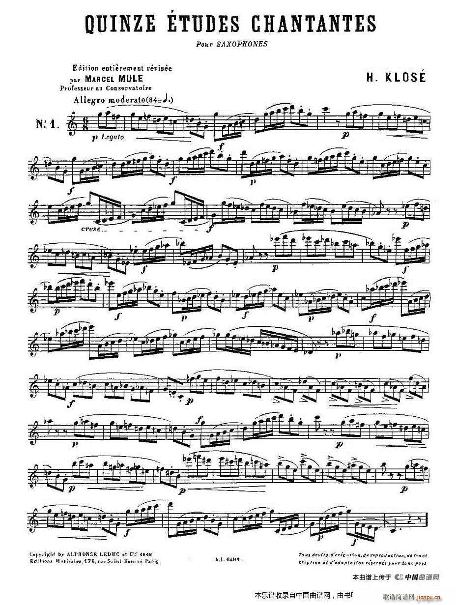 15首如歌的练习曲之1 5(笛箫谱)1