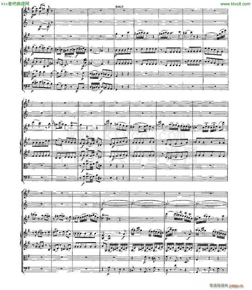 Concerto in D for Flute K 314 D大调长笛协奏曲(笛箫谱)12