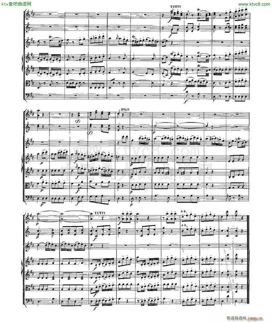Concerto in D for Flute K 314 D大调长笛协奏曲(笛箫谱)24