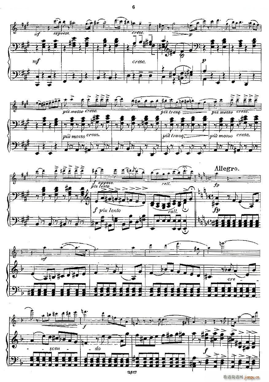 Opern Transcriptionen Op 45 6 长笛 钢琴伴奏 铜管(笛箫谱)5