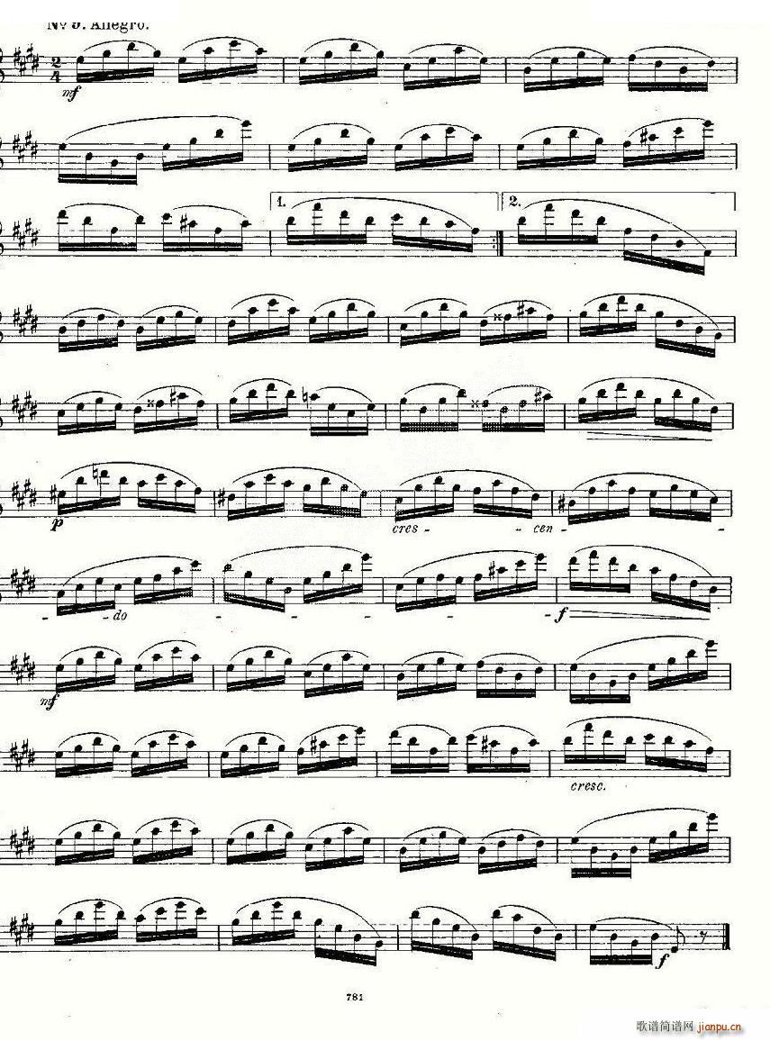 18 kleine Studien Op 41 笛萧谱(笛箫谱)9