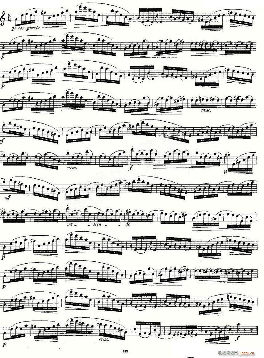 24 instructive Uebungen Op 30 1 12 笛萧谱(笛箫谱)3