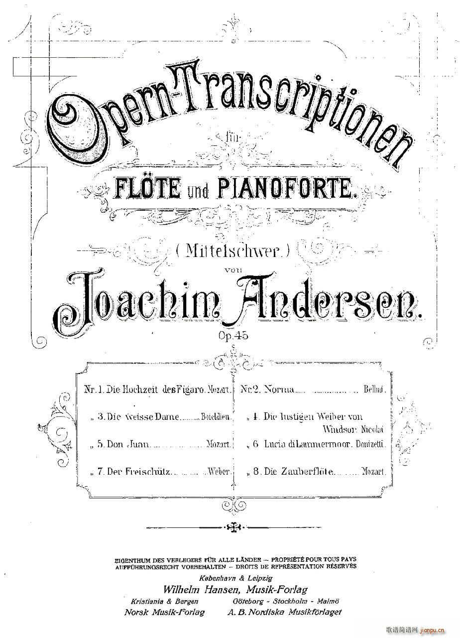 Opern-Transcriptionen.Op.45-2(笛箫谱)1