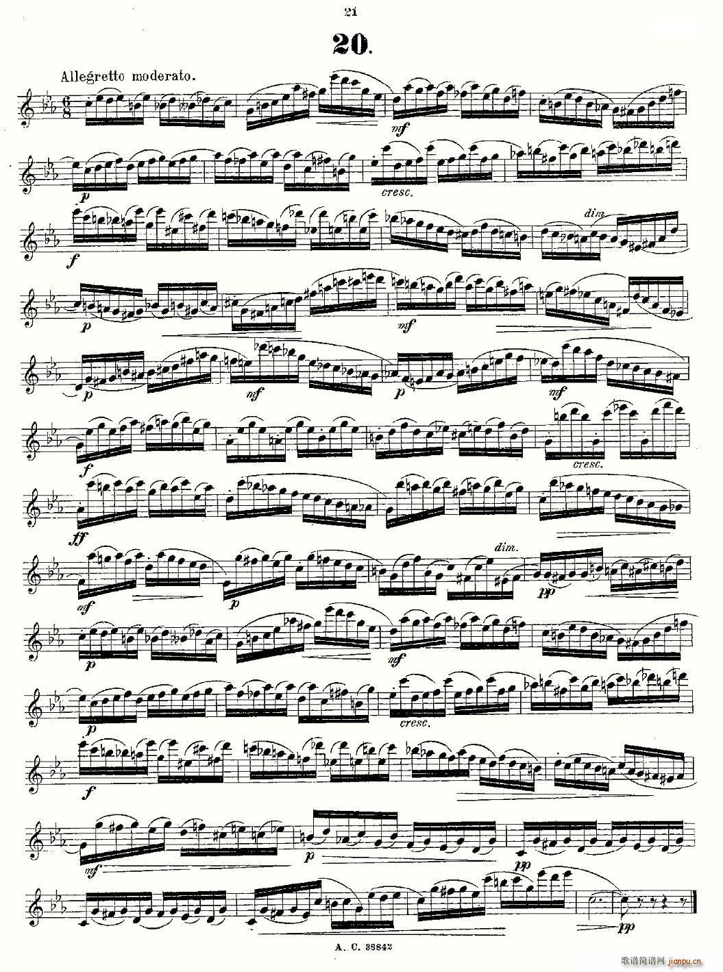 24首长笛练习曲(笛箫谱)9
