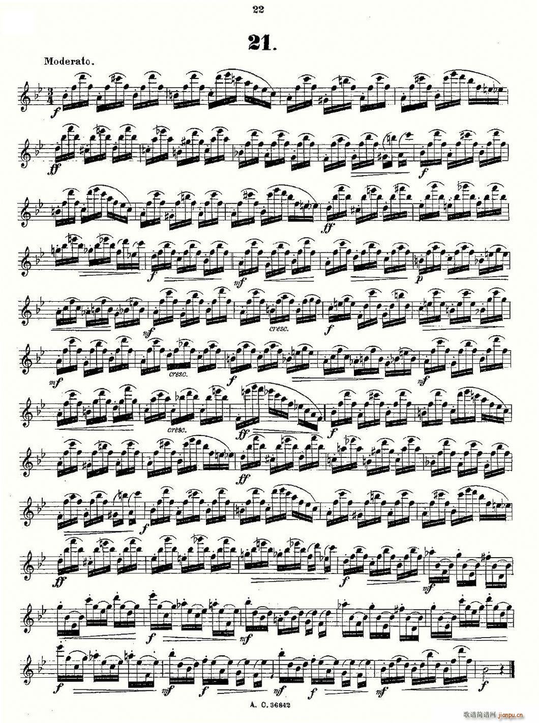 24首长笛练习曲(笛箫谱)10